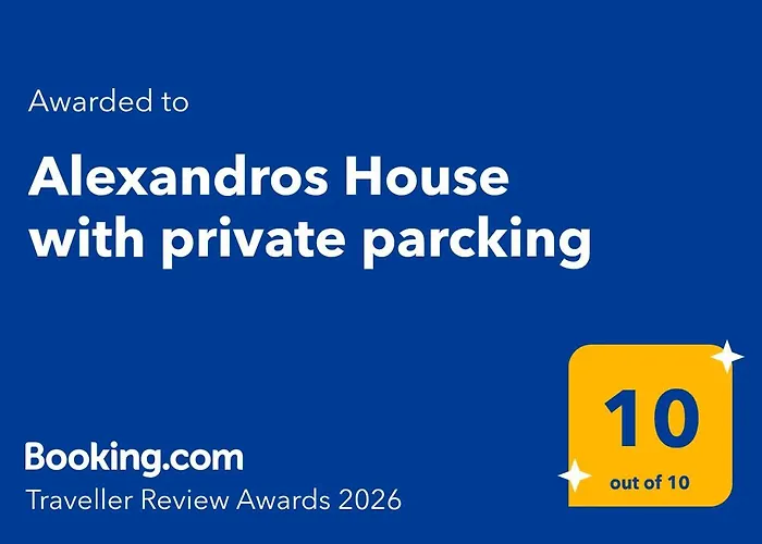 Alexandros House With Private Parcking Landhuis *